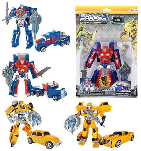 Toi-toys toi toys roboforces robot cambiador coche camion 21x30cm