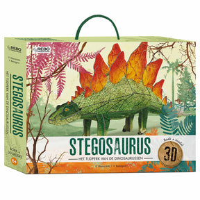 Libro editorial rebo + modelo 3d estegosaurio