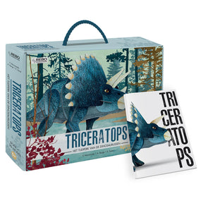 Libro editorial rebo + modelo 3d triceratops