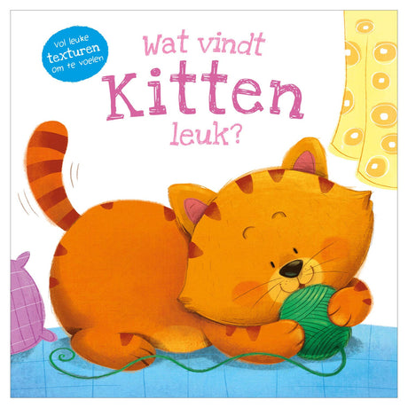 Libro táctil de la editorial Rebo: ¿qué le gusta al gatito?