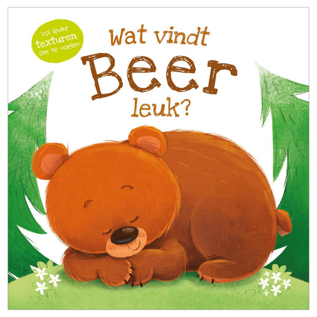 Libro táctil de la editorial Rebo: ¿cómo es el oso?