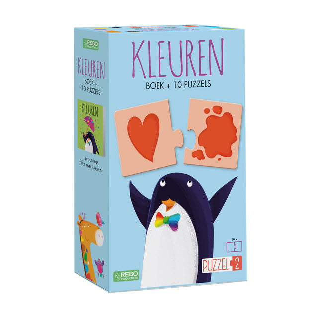 Rebo editores puzzle2 - libro con 10 rompecabezas