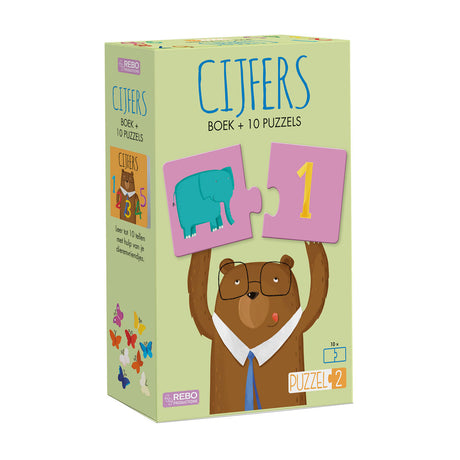 Rebo editores puzzle2 - números de libros con 10 rompecabezas
