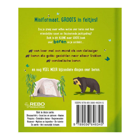 Editorial Rebo el pequeño pero gran libro sobre: los osos
