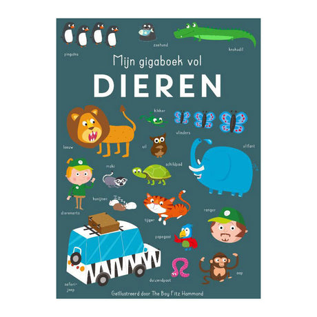 Editorial Rebo mi libro enorme lleno de animales 0+