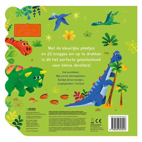 Libro sonoro de Rebo Publishers: Dino World 0+