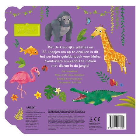 Libro sonoro editoriales rebo: sonidos de la jungla 0+