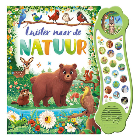 Libro sonoro de la editorial Rebo: escucha la naturaleza. 3+
