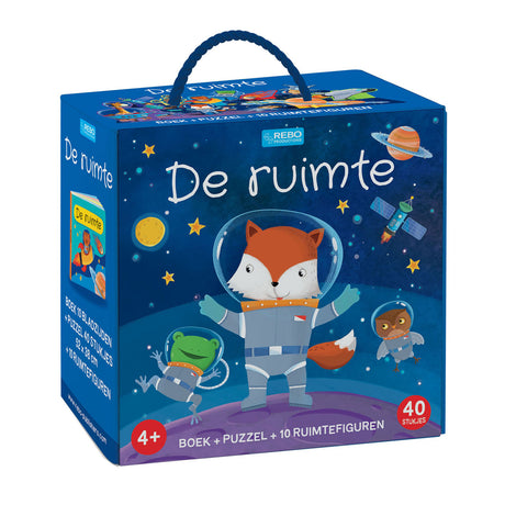 Rebo publica el rompecabezas y el libro espacial. 4+