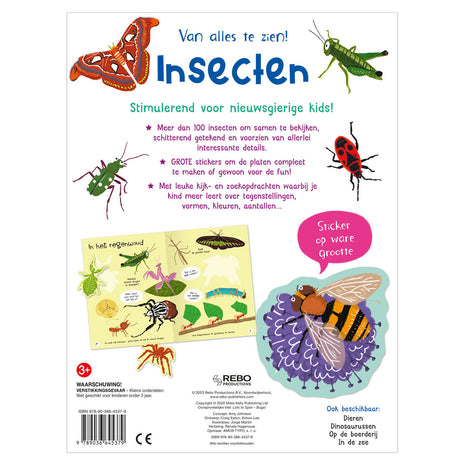 ¡Los editores Rebo tienen mucho que ver! insectos 3+