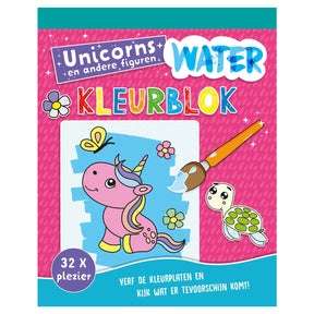 Rebo editores bloque de acuarela unicornios