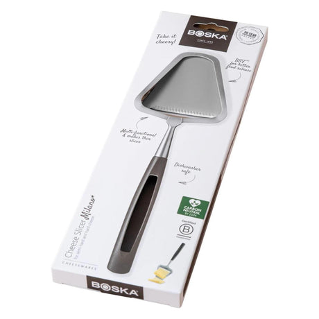 Rebanador de queso Boska Milano+ acero inoxidable con mango de plástico 235x75x20mm 78 gramos