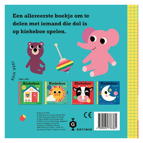 Libro deslizante del grupo de editores Gottmer: niño que se esconde. 1+
