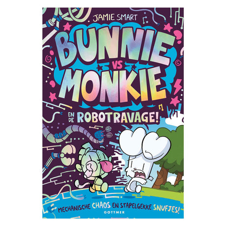 El grupo de editores de Gottmer, Bunnie vs Monkie y el caos del robot.
