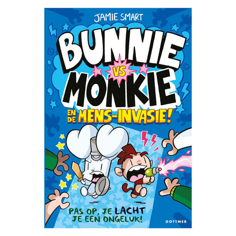 ¡El grupo editorial Gottmer Bunnie vs Monkie y la invasión humana!
