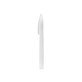 Cuchillos Duni reutilizables transparentes 12 piezas 18,8cm
