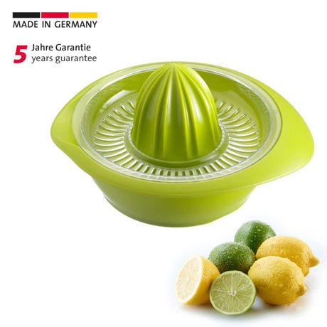 Exprimidor de cítricos Westmark con depósito de zumo, diámetro: 18,7 cm, capacidad: 350 ml, plástico, lima, verde manzana, 3091227a