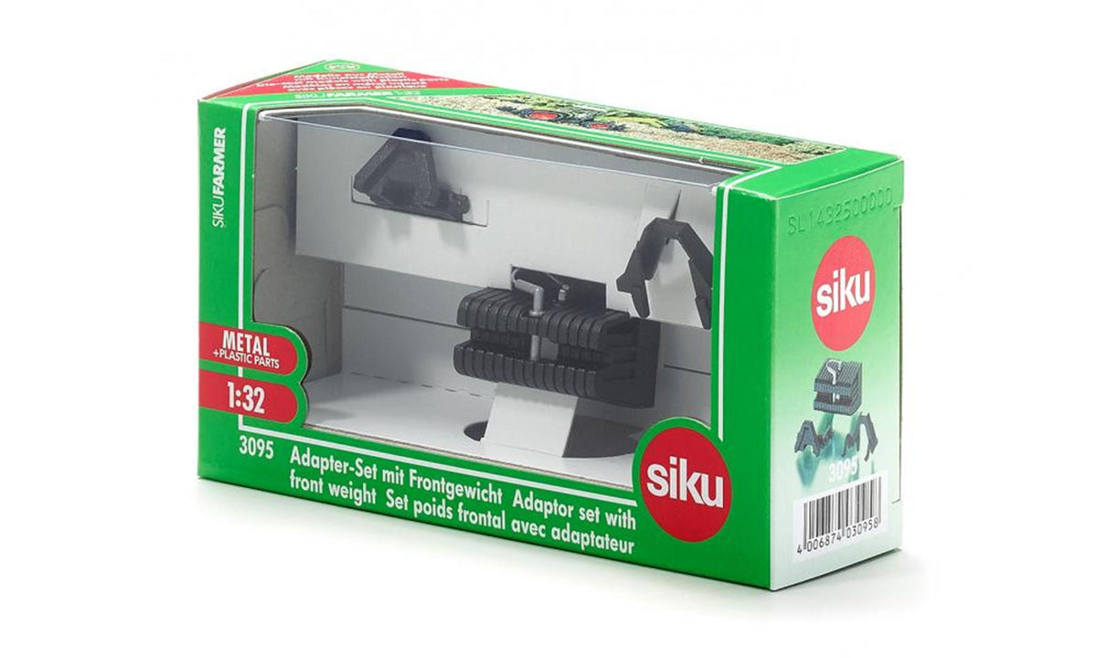 Juego de adaptadores Siku 3095 con peso frontal