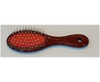 Cepillo para el pelo 16,5cm ovalado pequeño madera 309p
