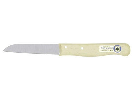 Pastor h. cuchillo pelador no inoxidable madera lisa recto 10 piezas