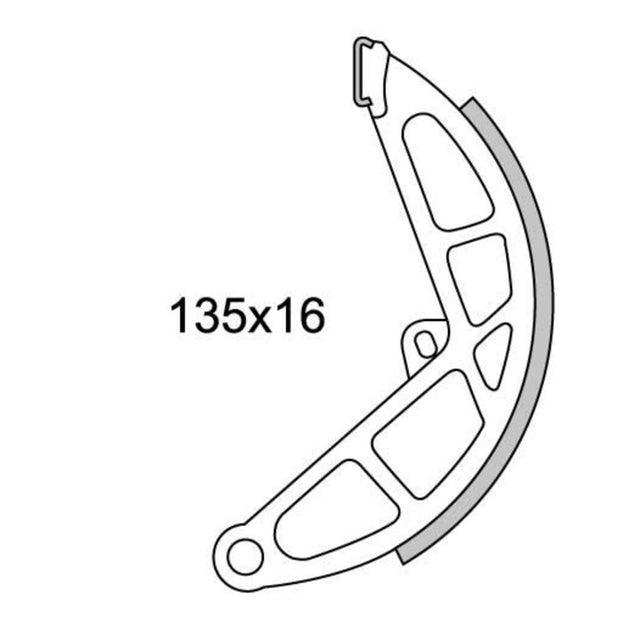 NEWfren Brake Segment Set GF0190