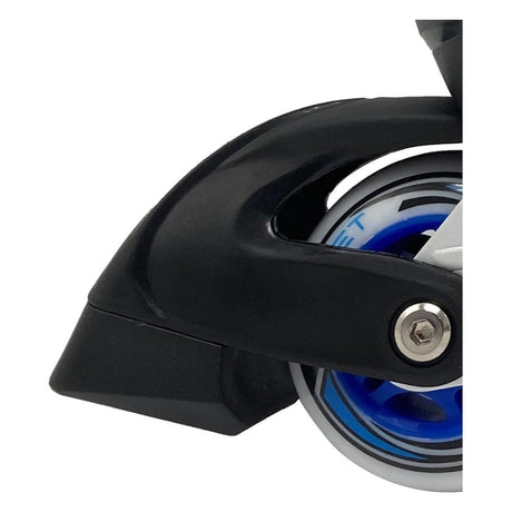 Street rider patines en linea bota semiblanda azul negro talla 29-32