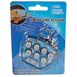 Juegos mentales juego de hámster llavero luz + sonido
