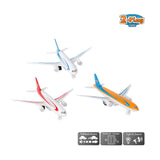 Avión de 2 juegos con sonido ligero.
