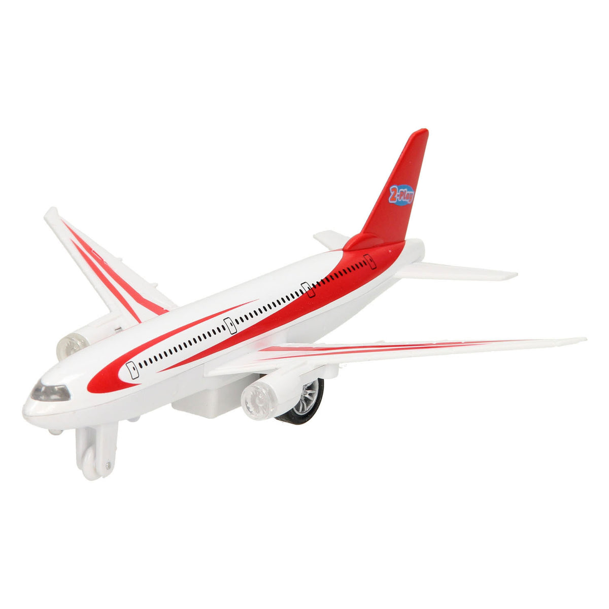 Avión de 2 juegos con sonido ligero.