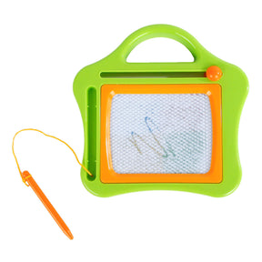 Tablero de dibujo magnético verde, 16x15cm
