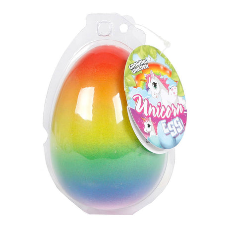 Huevo de crecimiento de unicornio, 11 cm