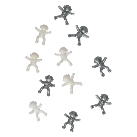 Corredores de ventana Space Explorers astronauta 2 cm, 12 piezas.