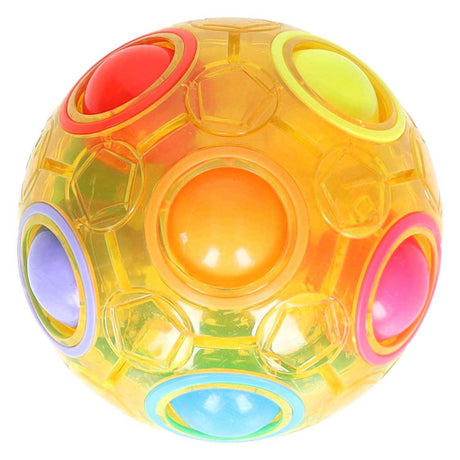 Juegos mentales bola mágica transparente juguete antiestrés bola antiestrés 6,5 cm.