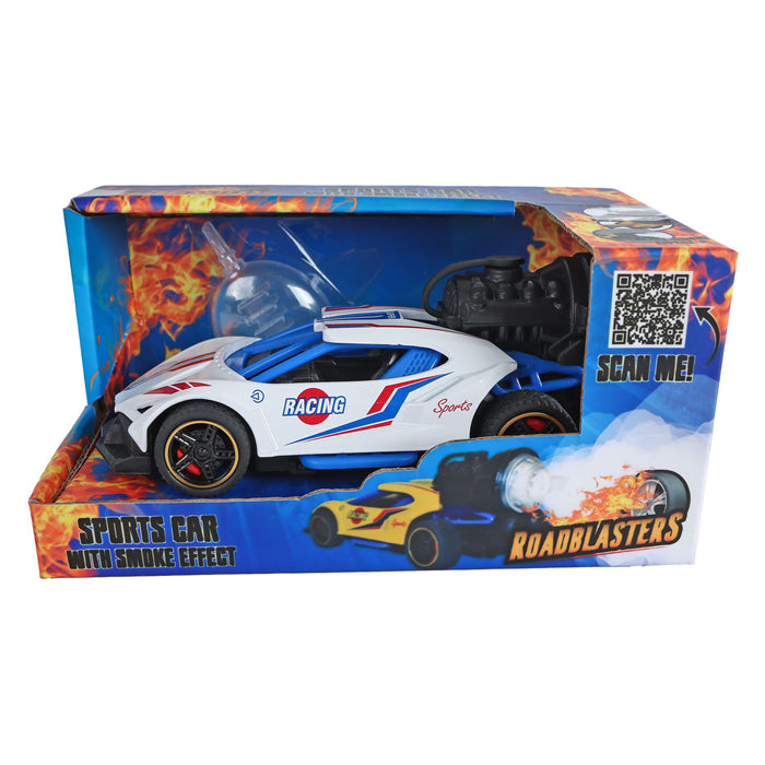Coche de carreras con retroceso Roadblasters con humo, luz y sonido