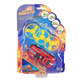 Roadstarblasters golpea y gira el coche de acrobacias fundido a presión con función de retroceso.