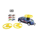 Roadstarblasters golpea y gira el coche de acrobacias fundido a presión con función de retroceso.