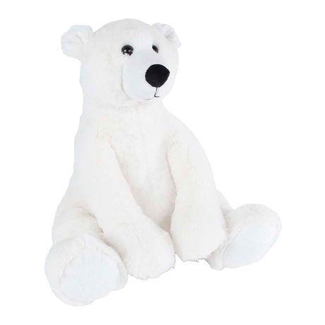Peluche "Llévame a casa" - oso polar sentado, 18 cm