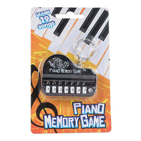 Juego de notas de piano llavero