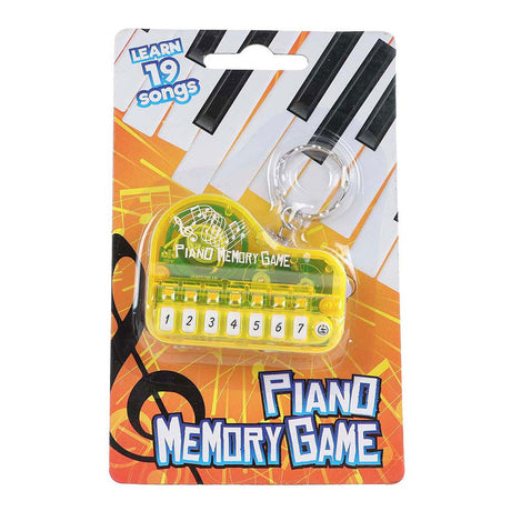 Juego de notas de piano llavero