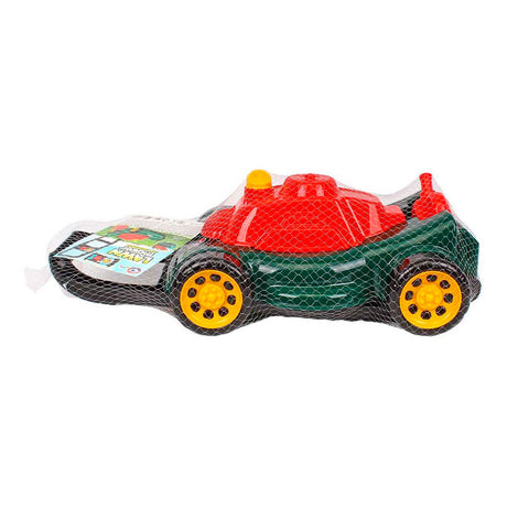 Cortacésped Sun Fun con espacio de almacenamiento y depósito de combustible