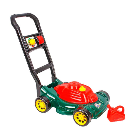 Cortacésped Sun Fun con espacio de almacenamiento y depósito de combustible