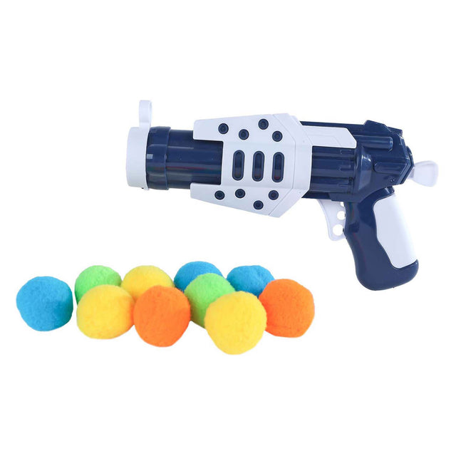 Pistola con 11 bolas blandas 17,5cm