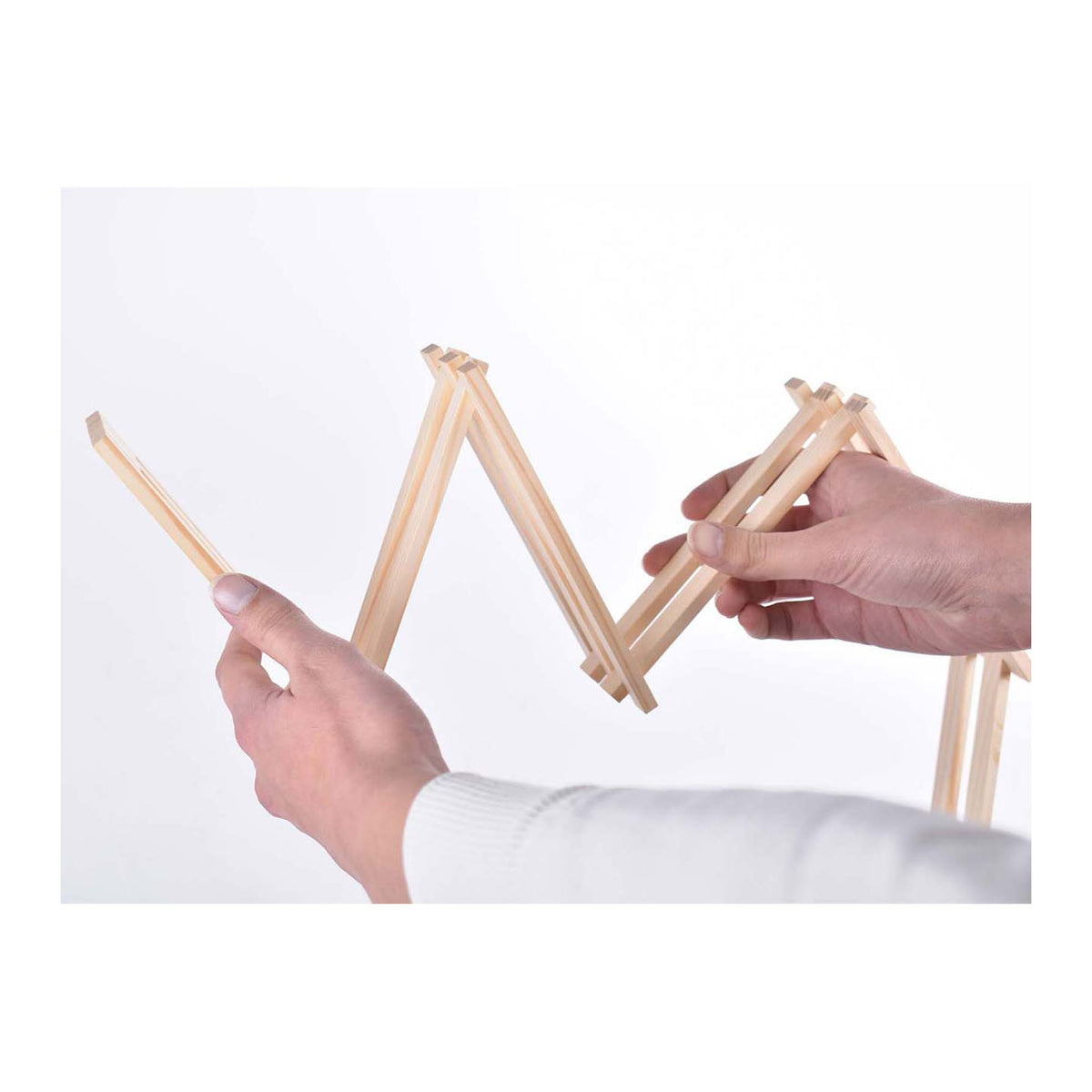 Valla de madera para niños con globo terráqueo 1:24 156cm
