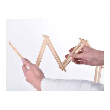 Valla de madera para niños con globo terráqueo 1:24 156cm