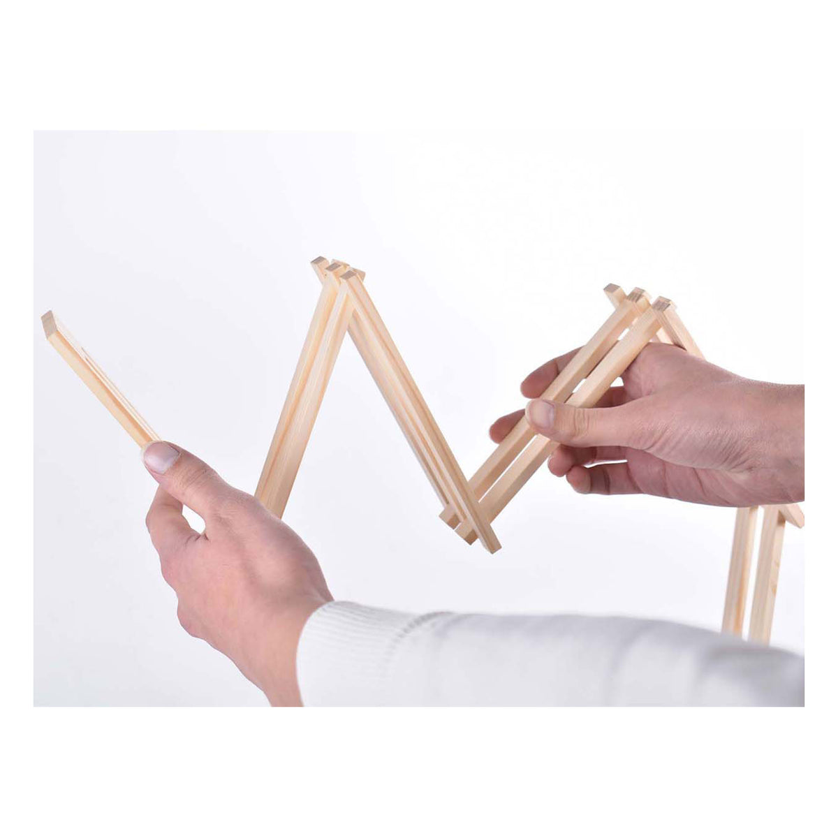 Valla de madera para niños con globo terráqueo 1:32 132cm