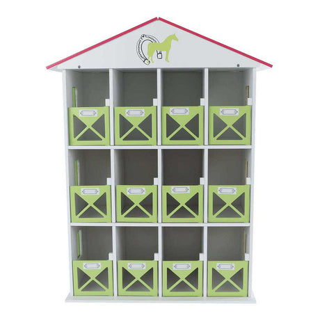 Globo terráqueo para niños con hotel para caballos con 12 cajas 1:24 19x41x53cm