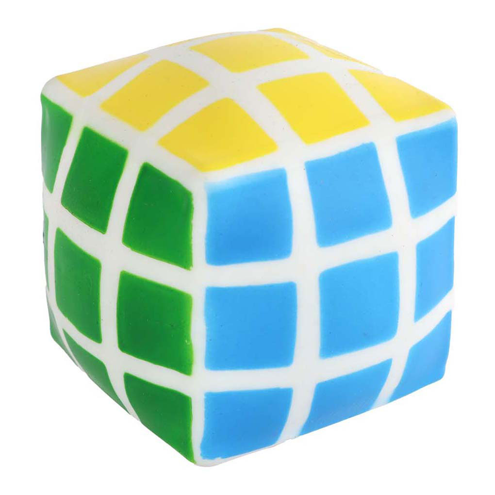 Cubo mágico para apretar, 6 cm.