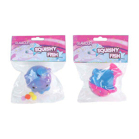 Squishy Glamour de ballena con purpurina