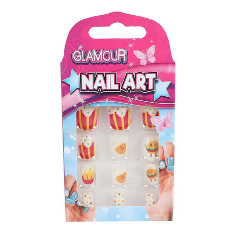 Uñas postizas Glamour, 12 uds.