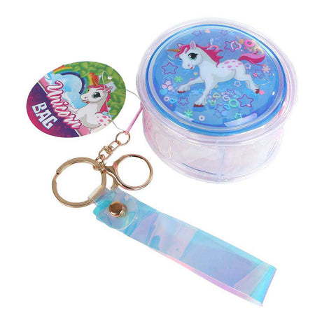 Cartera unicornio en llavero